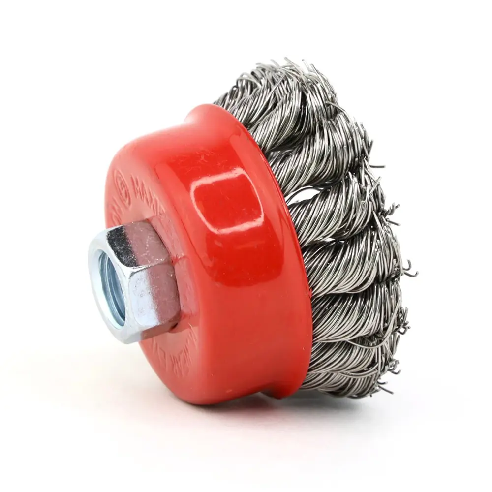 Фото 4 Кордщетка чашка для УШМ Eurobrush 13-021 M14x65 мм Фото 4 Кордщетка чашка для УШМ Eurobrush 13-021 M14x65 мм