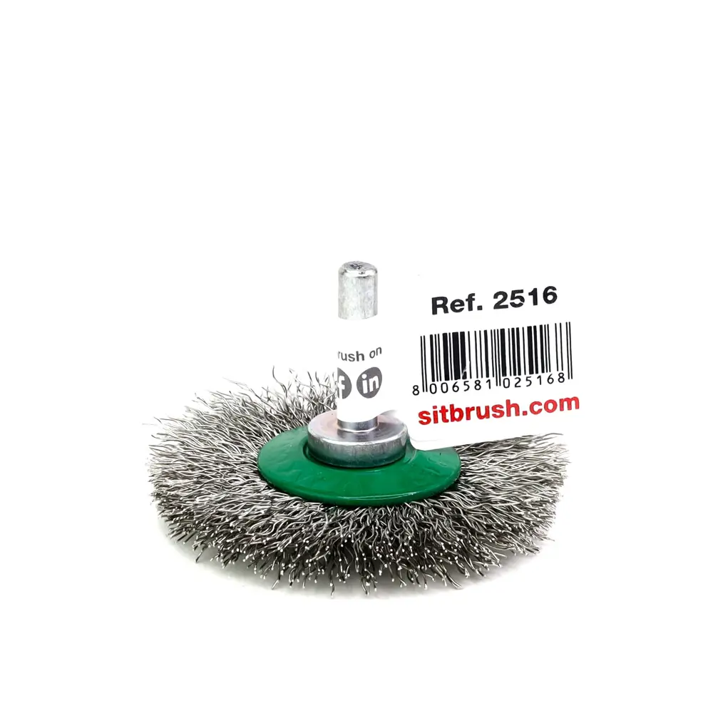Фото Кордщетка диск для дрели Sit 2516 нержавеющая сталь 60 мм