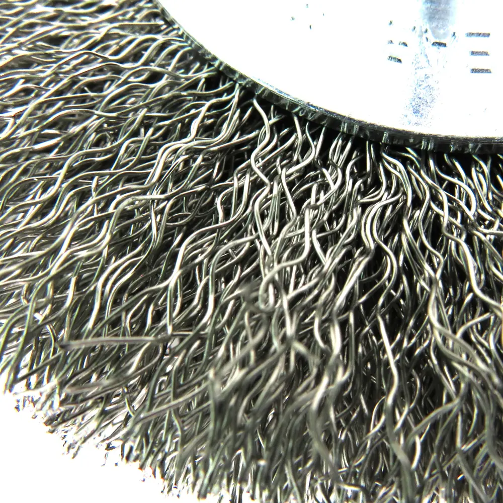 Фото 4 Кордщетка диск для дрели Eurobrush 13-186 нержавеющая сталь 100 мм Фото 4 Кордщетка диск для дрели Eurobrush 13-186 нержавеющая сталь 100 мм