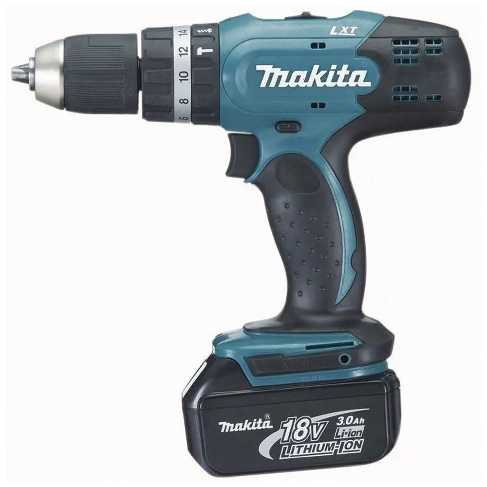Фото 2 Дрель-шуруповерт аккумуляторная ударный Makita DHP453RFX8, 18 В Li-Ion 1x3 Ач Фото 2 Дрель-шуруповерт аккумуляторная ударный Makita DHP453RFX8, 18 В Li-Ion 1x3 Ач