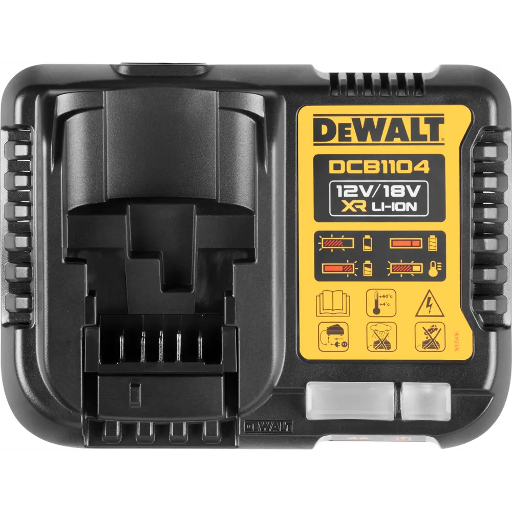 Фото Зарядное устройство для аккумуляторов Dewalt DCB1104-QW Фото Зарядное устройство для аккумуляторов Dewalt DCB1104-QW