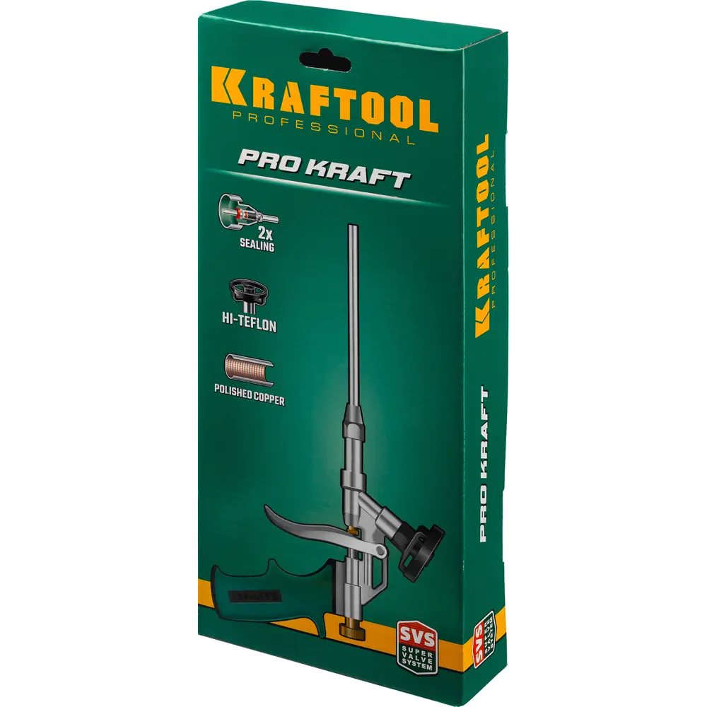 Фото 4 Пистолет для монтажной пены Kraftool 685 с тефлоновым покрытием Фото 4 Пистолет для монтажной пены Kraftool 685 с тефлоновым покрытием