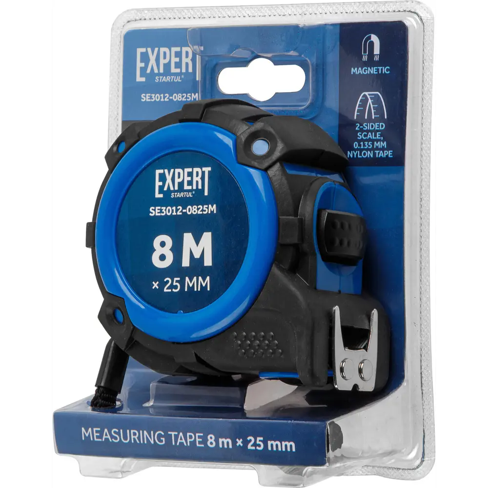 Фото 4 Рулетка Startul Expert SE3012-0825M магнитная с автостопом двухсторонняя 10 м x 32 мм Фото 4 Рулетка Startul Expert SE3012-0825M магнитная с автостопом двухсторонняя 10 м x 32 мм