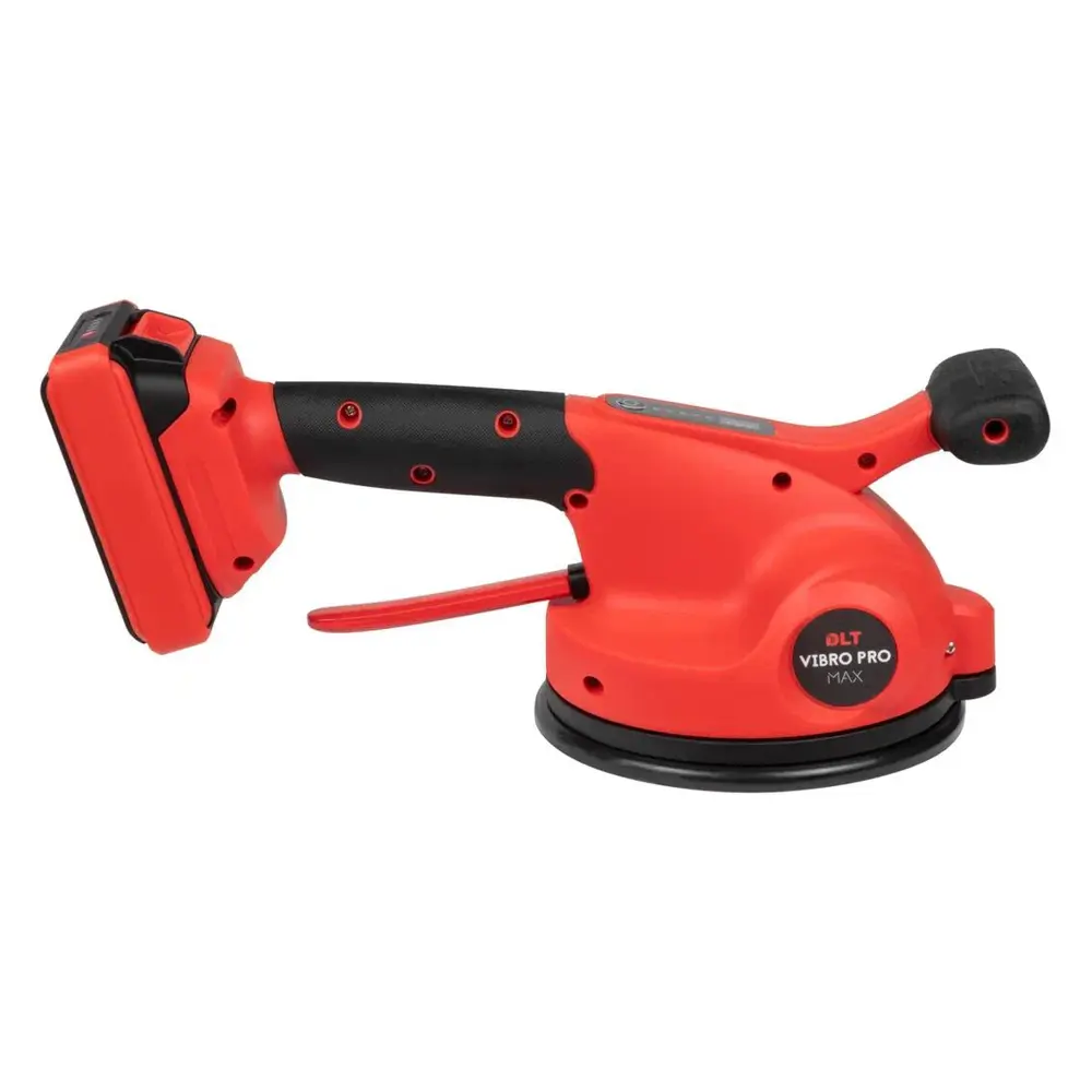 Фото 3 Виброприсоска для укладки плитки аккумуляторная DLT Vibro Pro-Max, 16.8 В Li-Ion 2x2 Ач 60 кг