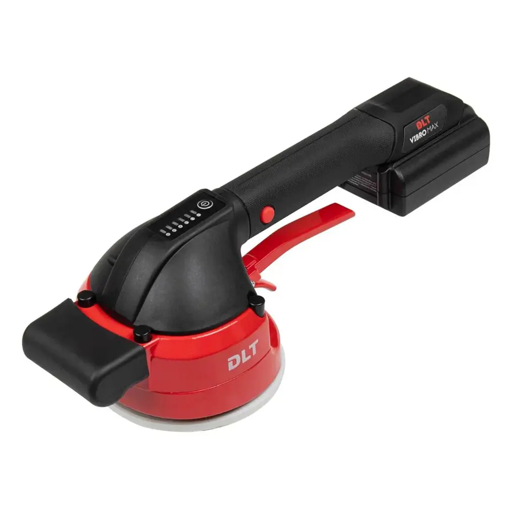 Фото 2 Виброприсоска для укладки плитки аккумуляторная DLT Vibro Max, 16.8 В Li-Ion 2x2 Ач 40 кг