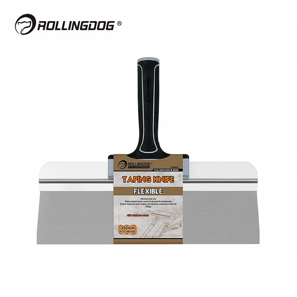 Фото Шпатель малярный Rollingdog Professional 350 мм, нержавеющая сталь Фото Шпатель малярный Rollingdog Professional 350 мм, нержавеющая сталь