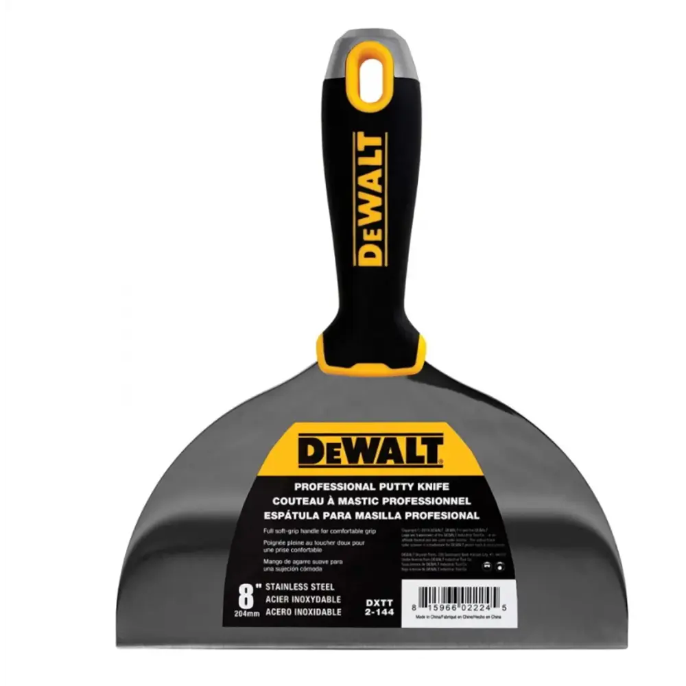 Фото Шпатель малярный Волма DeWalt 40002557 200 мм, нержавеющая сталь Фото Шпатель малярный Волма DeWalt 40002557 200 мм, нержавеющая сталь