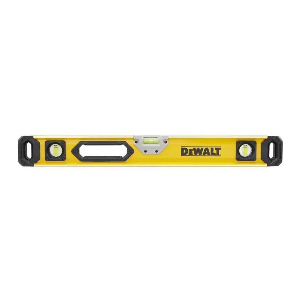 Фото Уровень пузырьковый с подсветкой стальной Dewalt DWHT0-43224 3 глазка 600 мм Фото Уровень пузырьковый с подсветкой стальной Dewalt DWHT0-43224 3 глазка 600 мм