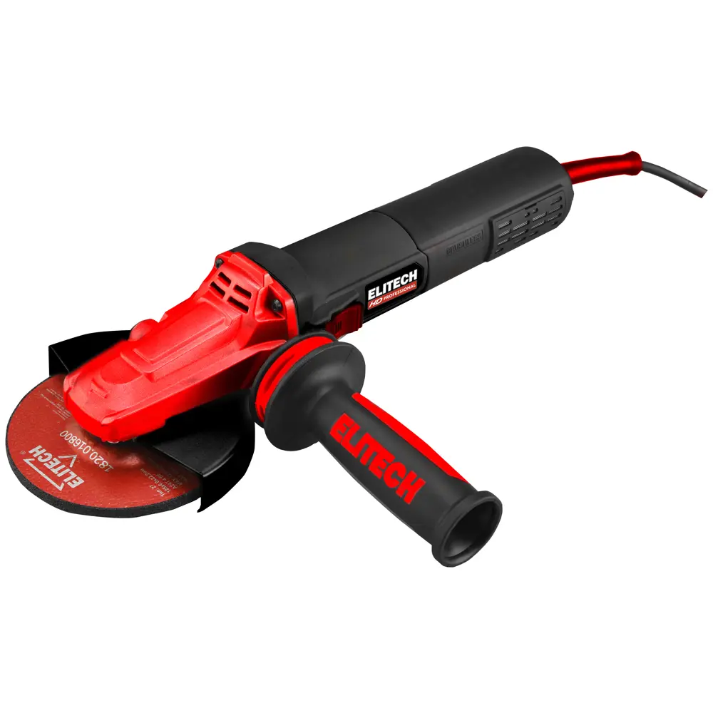 Фото УШМ бесщеточная Elitech HD AG 1512E, 205377, 1500 Вт, 125 мм Фото УШМ бесщеточная Elitech HD AG 1512E, 205377, 1500 Вт, 125 мм