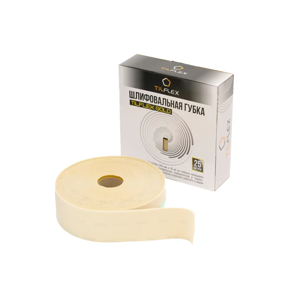 Фото 3 Губка абразивная для шлифования односторонняя Tilflex Gold TL28-G240 P240 125x115x5 мм, 200 шт Фото 3 Губка абразивная для шлифования односторонняя Tilflex Gold TL28-G240 P240 125x115x5 мм, 200 шт