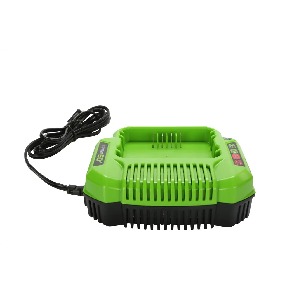 Фото 6 Зарядное устройство для аккумуляторов Greenworks G60UC НСК, 60 В Li-Ion Фото 6 Зарядное устройство для аккумуляторов Greenworks G60UC НСК, 60 В Li-Ion