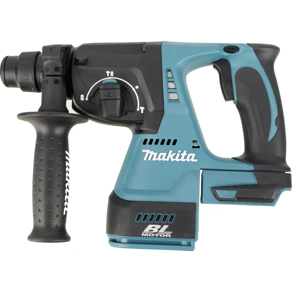 Фото 2 Перфоратор аккумуляторный бесщеточный SDS Plus Makita DHR242Z, 18 В Li-Ion 2.4 Дж, без АКБ и ЗУ Фото 2 Перфоратор аккумуляторный бесщеточный SDS Plus Makita DHR242Z, 18 В Li-Ion 2.4 Дж, без АКБ и ЗУ