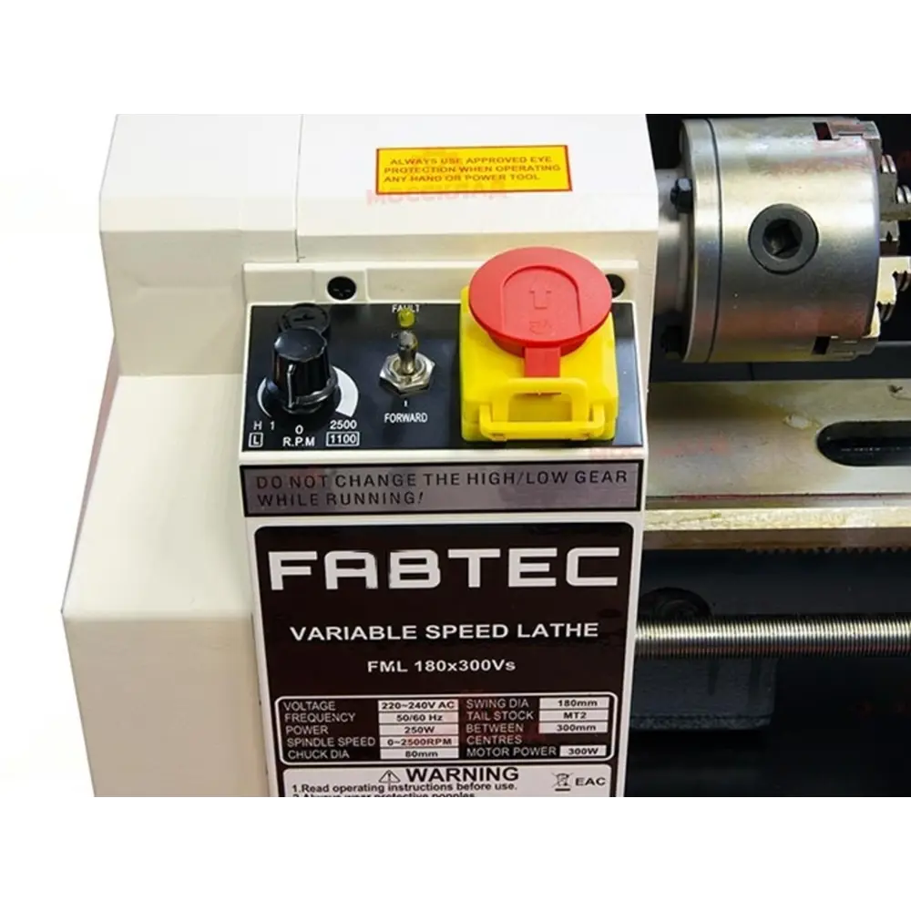 Фото 5 Токарный станок по металлу Fabtec ML 180x300 Vs Фото 5 Токарный станок по металлу Fabtec ML 180x300 Vs