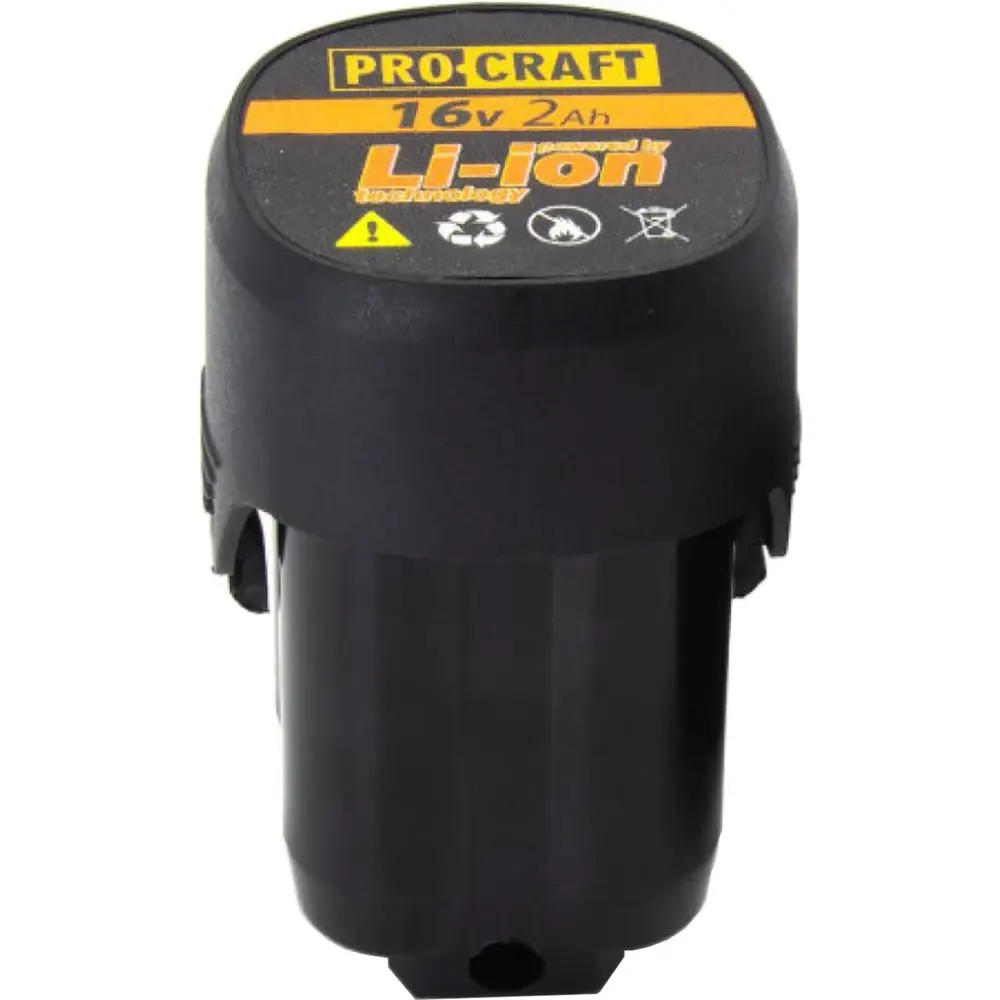 Фото Аккумулятор Procraft BAT16/2, 16 В Li-Ion 2 А·ч Фото Аккумулятор Procraft BAT16/2, 16 В Li-Ion 2 А·ч