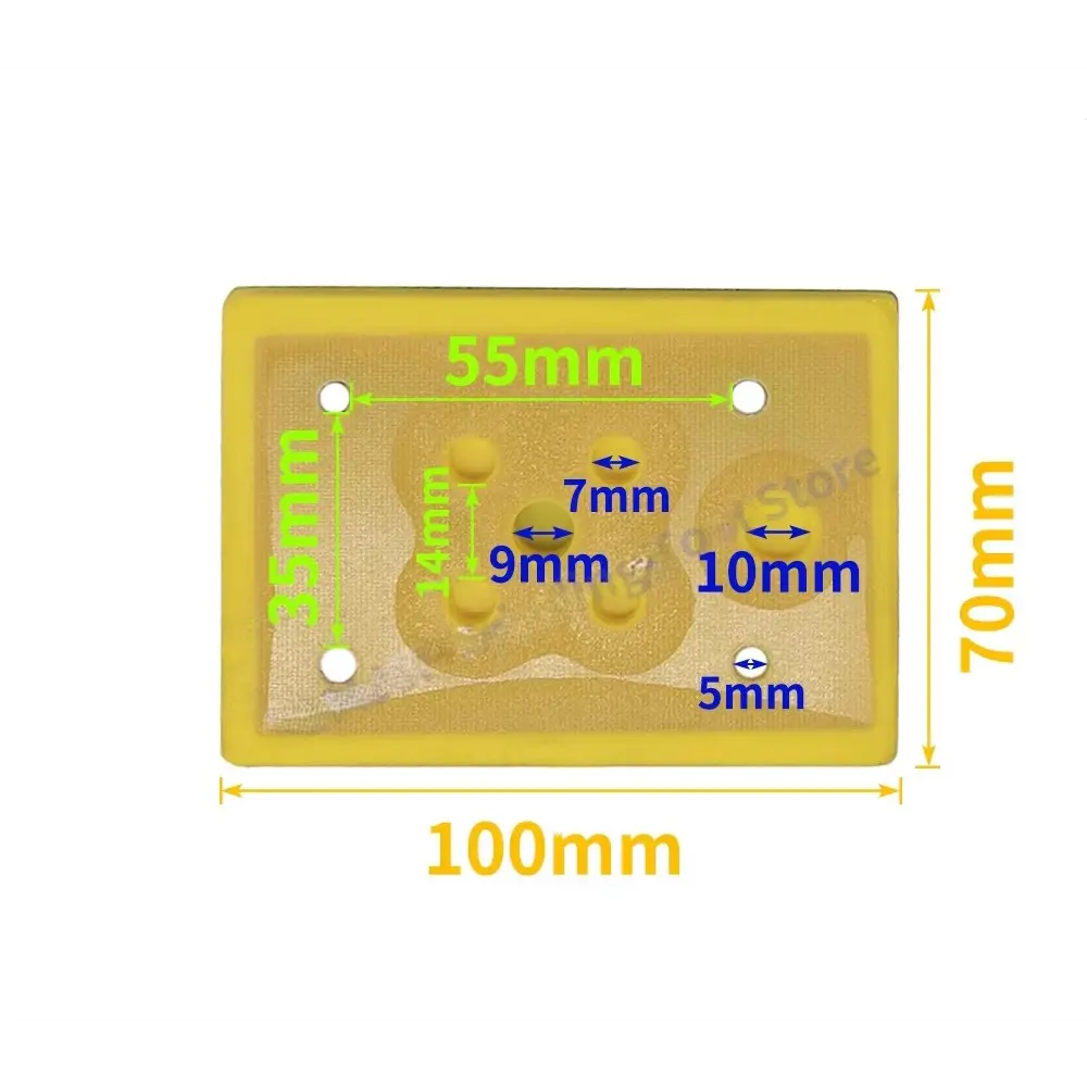 Фото 2 Тарелка опорная прямоугольная Vitatools PD-100x70-4 100 мм Фото 2 Тарелка опорная прямоугольная Vitatools PD-100x70-4 100 мм