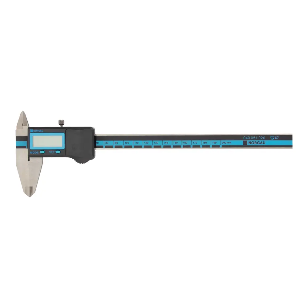 Фото 2 Штангенциркуль электронный NORGAU Industrial из нержавеющей стали, защита IP67, №61563-15 в Гос. реестре измерений, 0-200 мм Фото 2 Штангенциркуль электронный NORGAU Industrial из нержавеющей стали, защита IP67, №61563-15 в Гос. реестре измерений, 0-200 мм