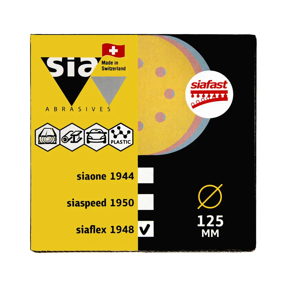 Фото 4 Круг шлифовальный Sia Abrasives sf50-125-8-280 P280 125 мм, 50 шт. Фото 4 Круг шлифовальный Sia Abrasives sf50-125-8-280 P280 125 мм, 50 шт.