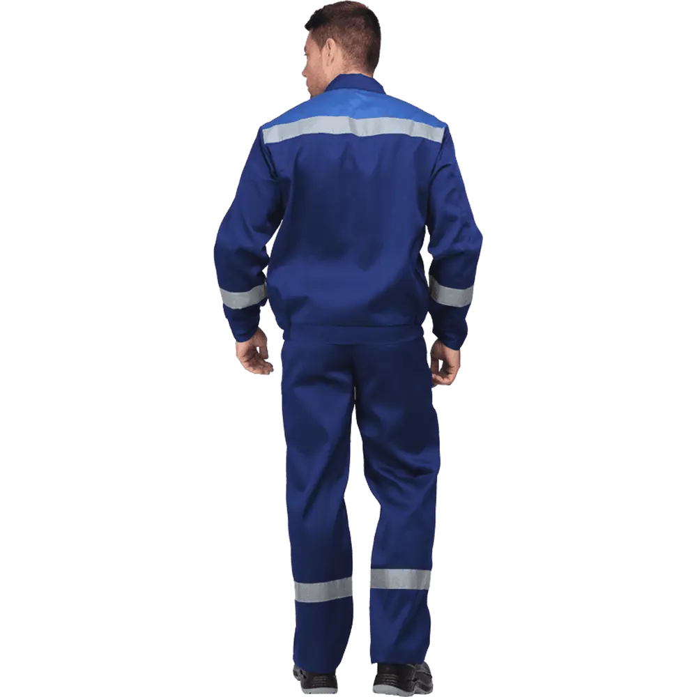 Фото 3 Костюм рабочий Мастер Люкс цвет темно-синий/василек размер 104-108 рост 170-176 см Фото 3 Костюм рабочий Мастер Люкс цвет темно-синий/василек размер 104-108 рост 170-176 см