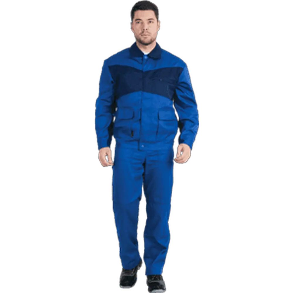 Фото Костюм рабочий Специалист-1 цвет васильковый/темно синий размер 96-100 рост 170-176 см Фото Костюм рабочий Специалист-1 цвет васильковый/темно синий размер 96-100 рост 170-176 см