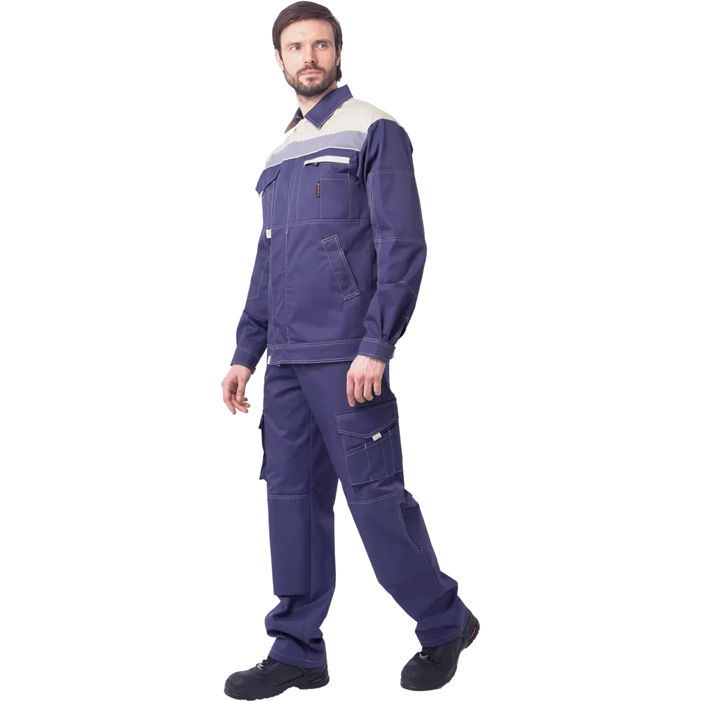 Фото 6 Костюм рабочий Докер цвет темно-синий/бежевый размер 112-116 рост 170-76 см Фото 6 Костюм рабочий Докер цвет темно-синий/бежевый размер 112-116 рост 170-76 см