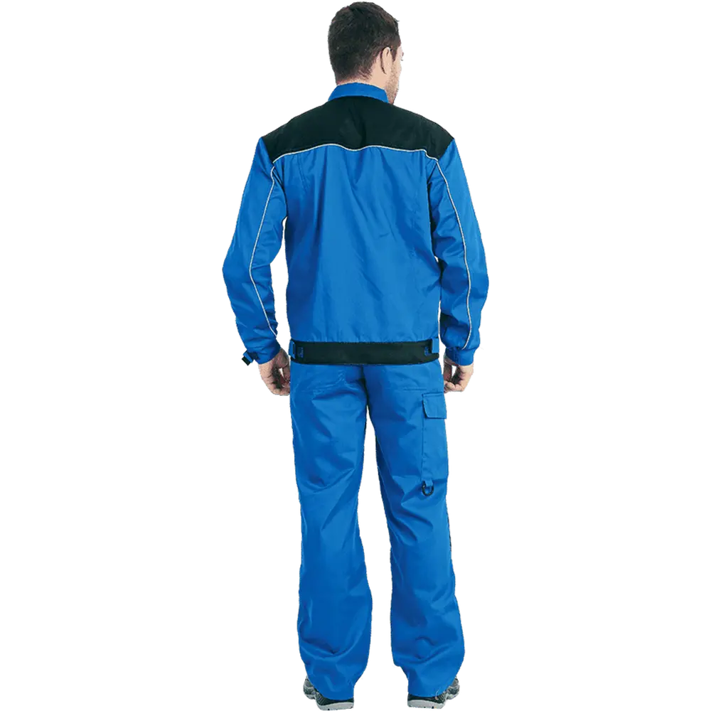 Фото 2 Костюм рабочий Комфорт цвет василек/черный размер 104-108 рост 182-188 см Фото 2 Костюм рабочий Комфорт цвет василек/черный размер 104-108 рост 182-188 см