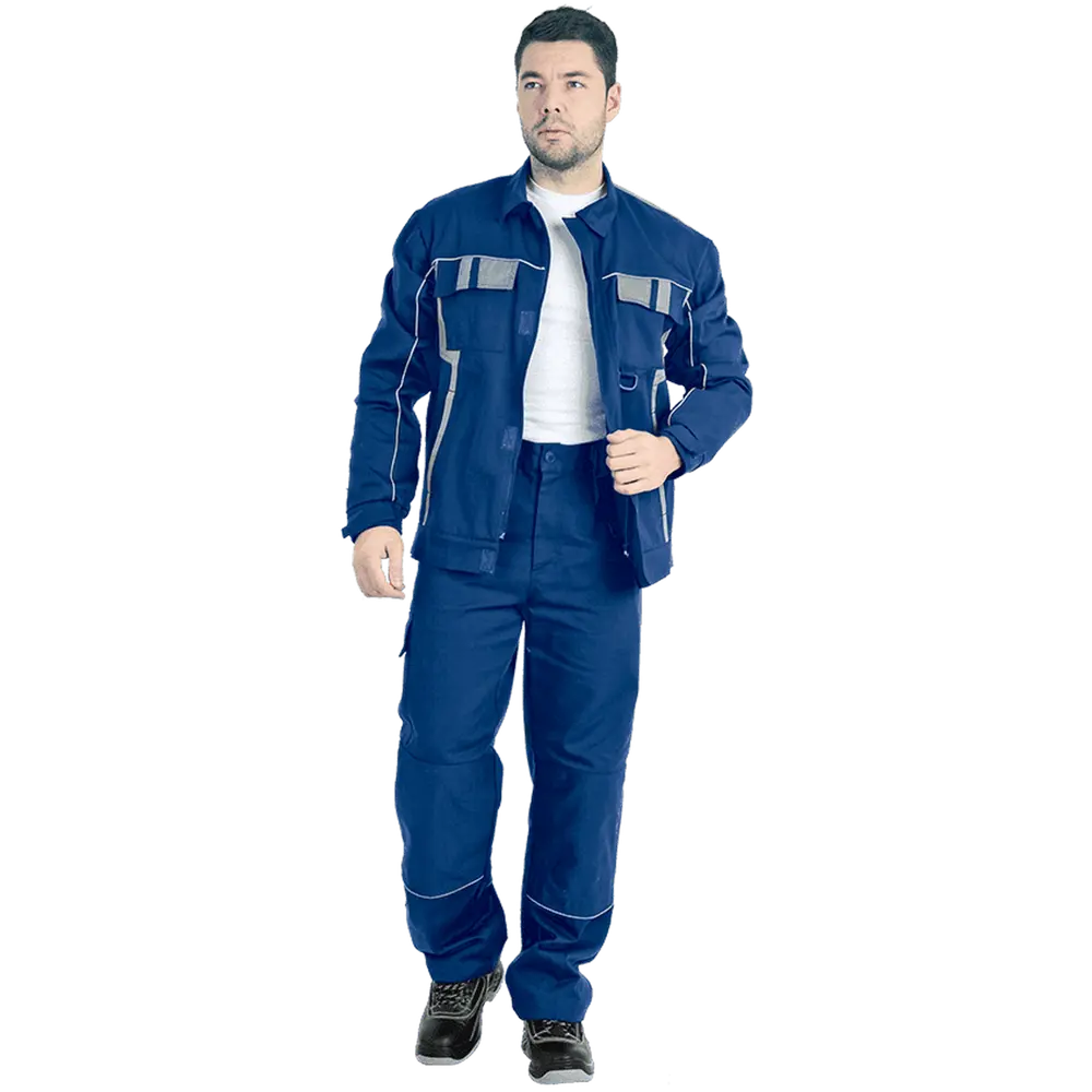 Фото 2 Костюм рабочий Комфорт цвет темно-синий/серый размер 128-132 рост 182-188 см Фото 2 Костюм рабочий Комфорт цвет темно-синий/серый размер 128-132 рост 182-188 см