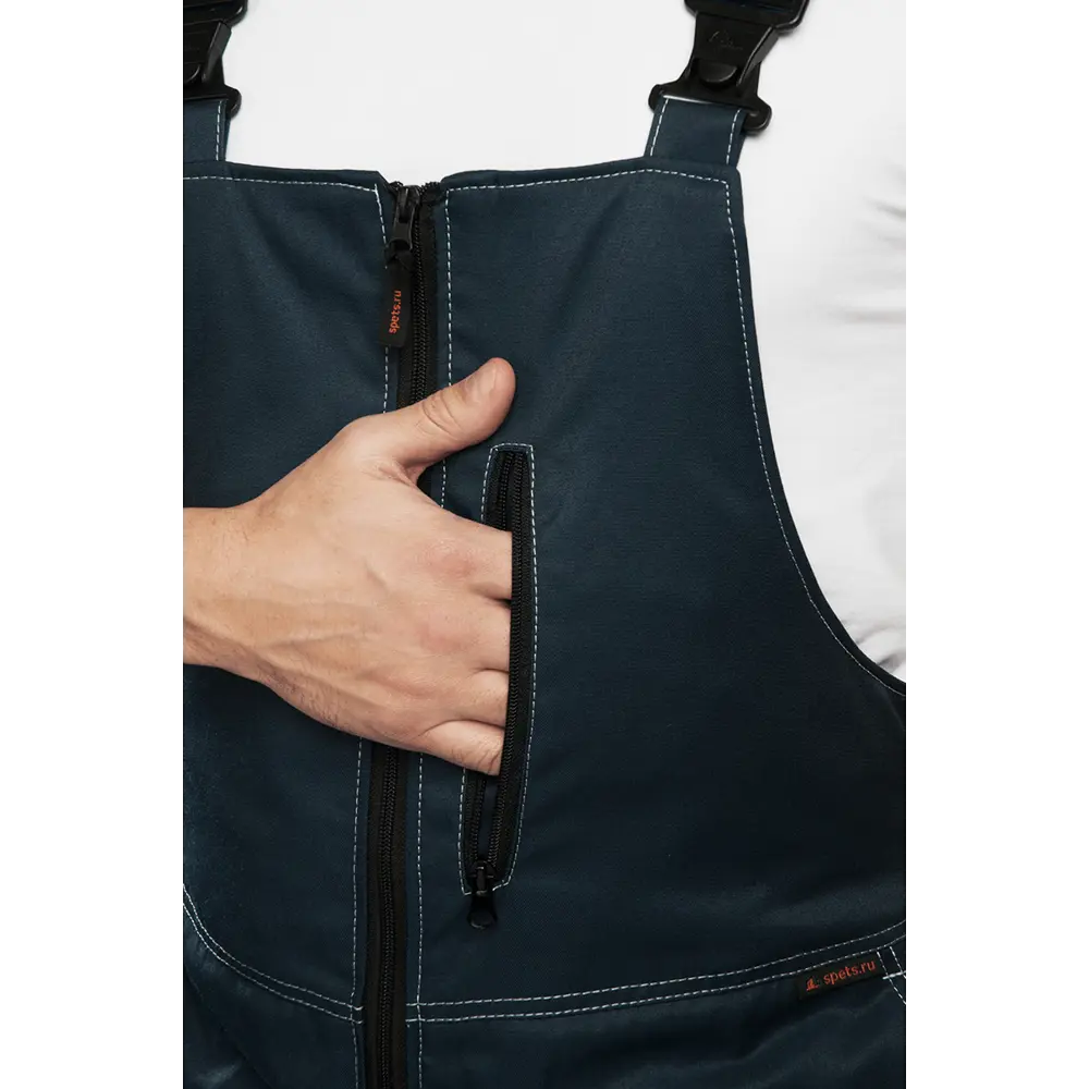 Фото 3 Костюм рабочий утепленный КМ-10 Люкс цвет синий/василек размер 128-132 рост 182-188 см