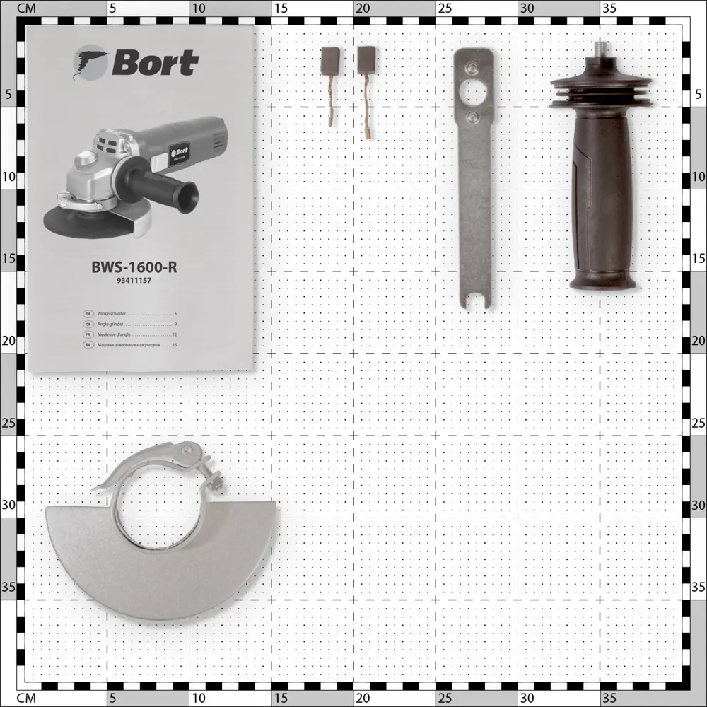 Фото 8 УШМ сетевая Bort BWS-1600-R 93411157, 1600 Вт, 125 мм Фото 8 УШМ сетевая Bort BWS-1600-R 93411157, 1600 Вт, 125 мм
