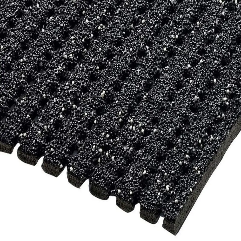 Фото Коврик придверный грязезащитный Ako Safety Mat цвет черный 80x120 см Фото Коврик придверный грязезащитный Ako Safety Mat цвет черный 80x120 см