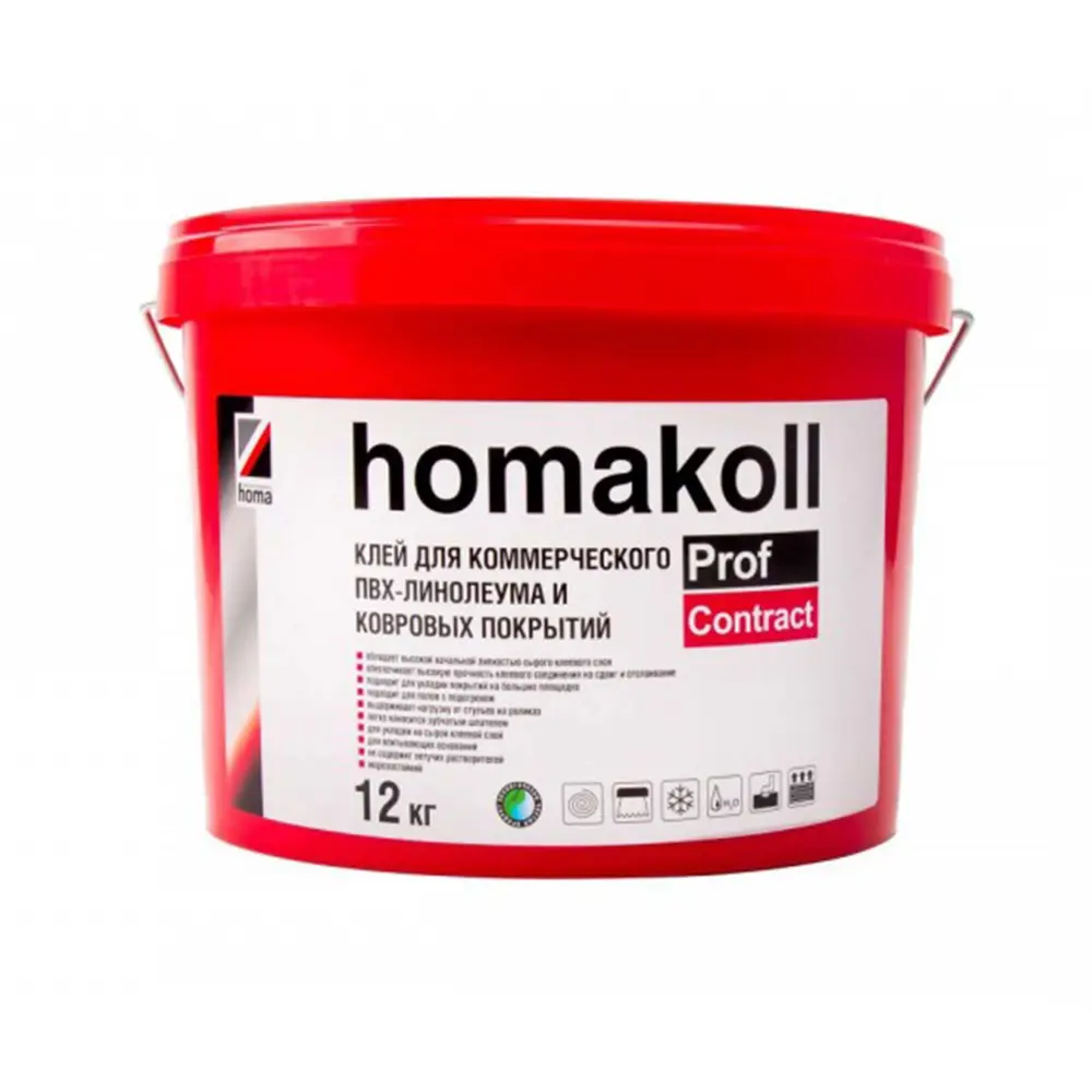 Фото Клей HOMAKOLL Prof Contract для коммерческого линолеума 12 кг Фото Клей HOMAKOLL Prof Contract для коммерческого линолеума 12 кг