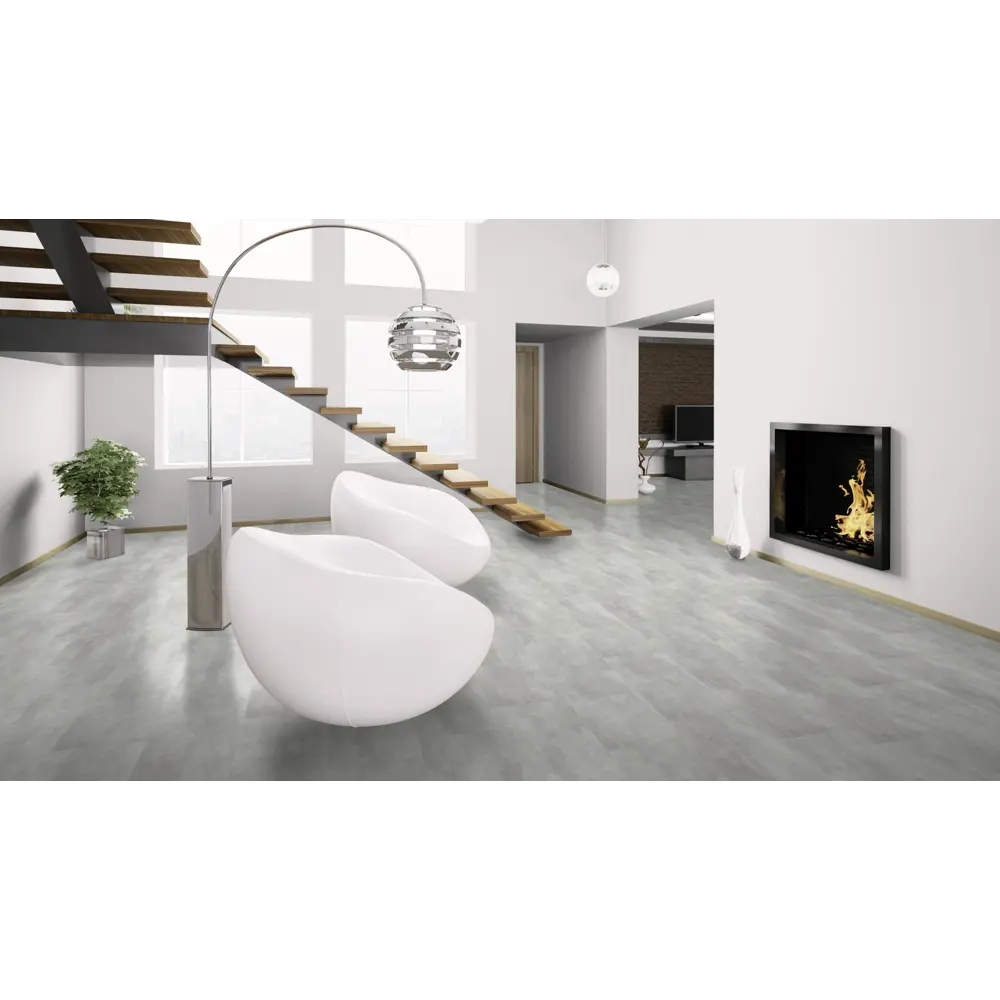 Фото 2 ПВХ плитка Wineo Stone Wisdom Concrete Blue 31 класс толщина 9 мм 3.34 м², цена за упаковку Фото 2 ПВХ плитка Wineo Stone Wisdom Concrete Blue 31 класс толщина 9 мм 3.34 м², цена за упаковку