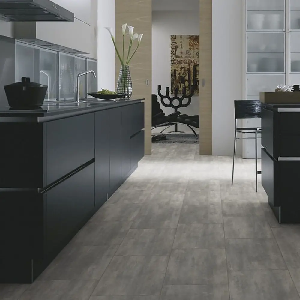 Фото 2 ПВХ плитка Wineo Courage Stone Grey 31 класс толщина 9 мм 3.34 м², цена за упаковку Фото 2 ПВХ плитка Wineo Courage Stone Grey 31 класс толщина 9 мм 3.34 м², цена за упаковку