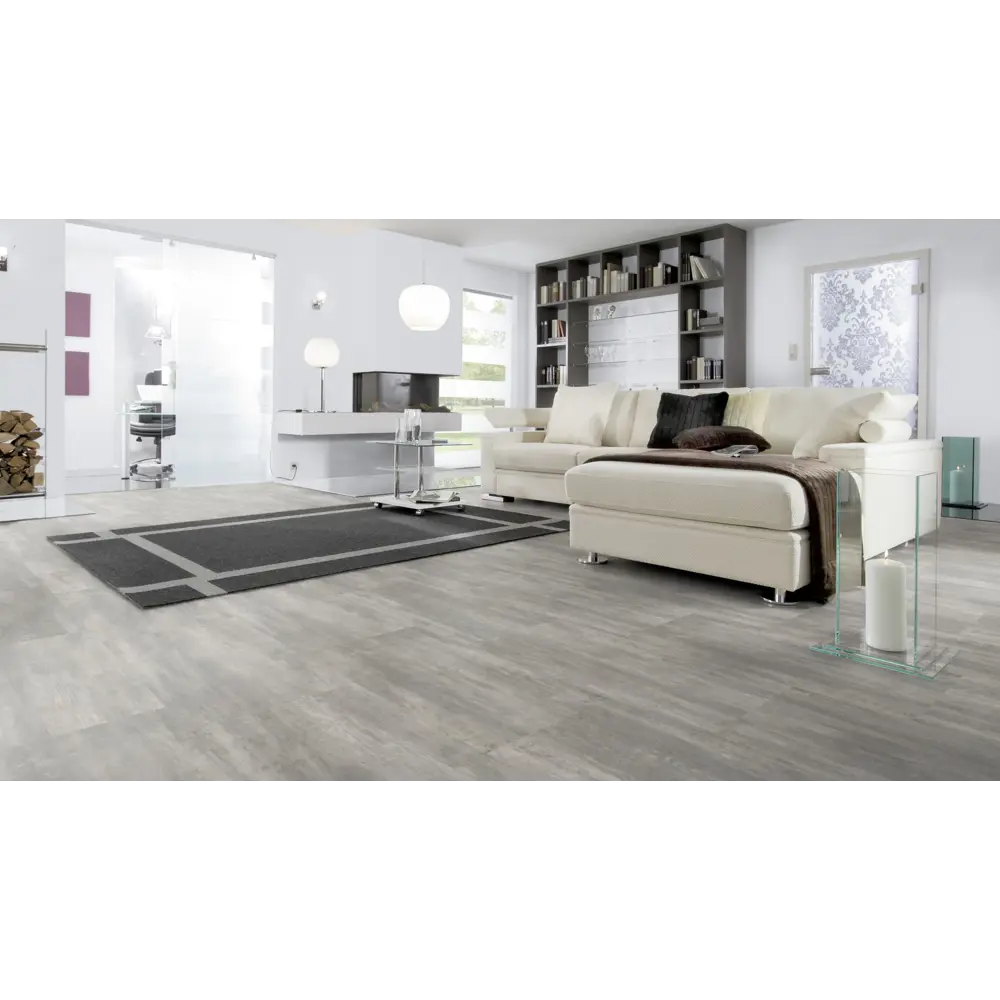 Фото 5 ПВХ плитка Wineo Courage Stone Grey 31 класс толщина 9 мм 3.34 м², цена за упаковку Фото 5 ПВХ плитка Wineo Courage Stone Grey 31 класс толщина 9 мм 3.34 м², цена за упаковку