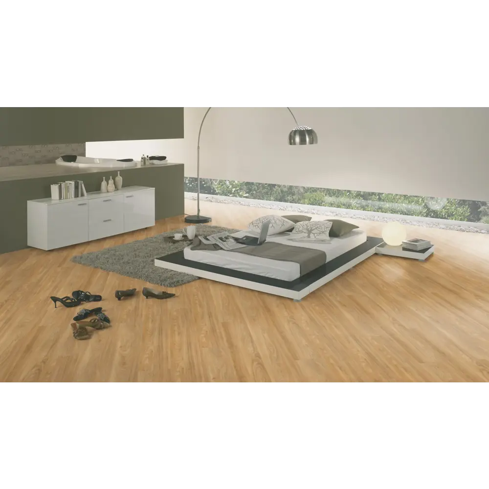 Фото 2 ПВХ плитка Wineo Wood Summer Oak Golden 31 класс толщина 2 мм 3.89 м², цена за упаковку Фото 2 ПВХ плитка Wineo Wood Summer Oak Golden 31 класс толщина 2 мм 3.89 м², цена за упаковку