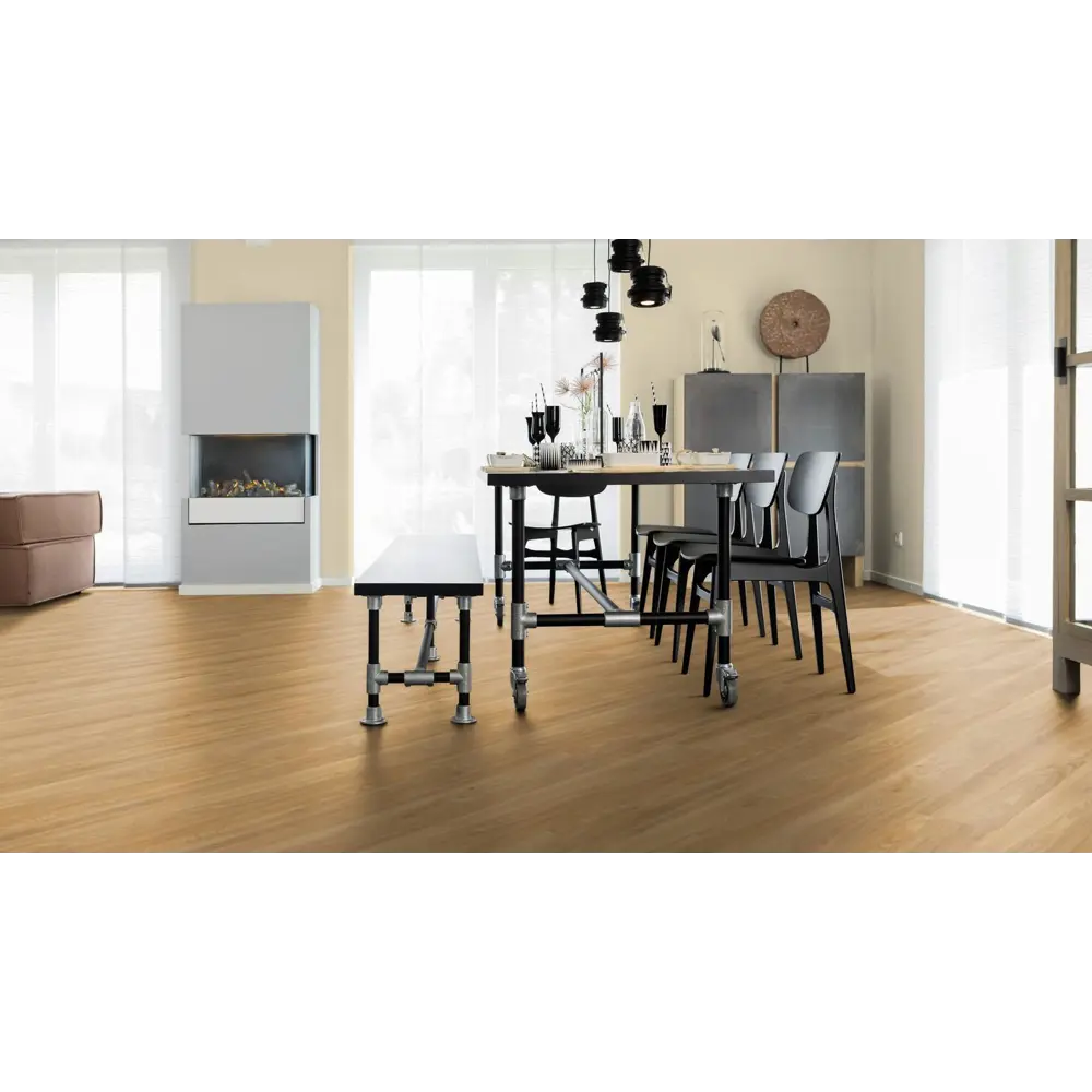 Фото 6 ПВХ плитка Wineo Wood Summer Oak Golden. 31 класс толщина 9 мм 3.89 м², цена за упаковку Фото 6 ПВХ плитка Wineo Wood Summer Oak Golden. 31 класс толщина 9 мм 3.89 м², цена за упаковку