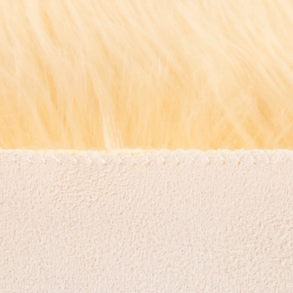 Фото 4 Ковер пушистый Этель цвет бежевый d 80 см 1000 гр/м2 7061231 Фото 4 Ковер пушистый Этель цвет бежевый d 80 см 1000 гр/м2 7061231
