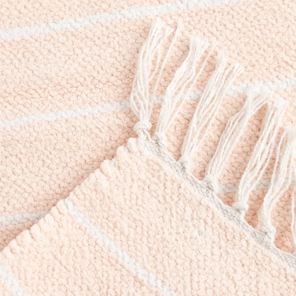 Фото 4 Ковер Strip Blush 140x140 ± 3 см 1400 гр/м2 100% хлопок 5083339 Фото 4 Ковер Strip Blush 140x140 ± 3 см 1400 гр/м2 100% хлопок 5083339