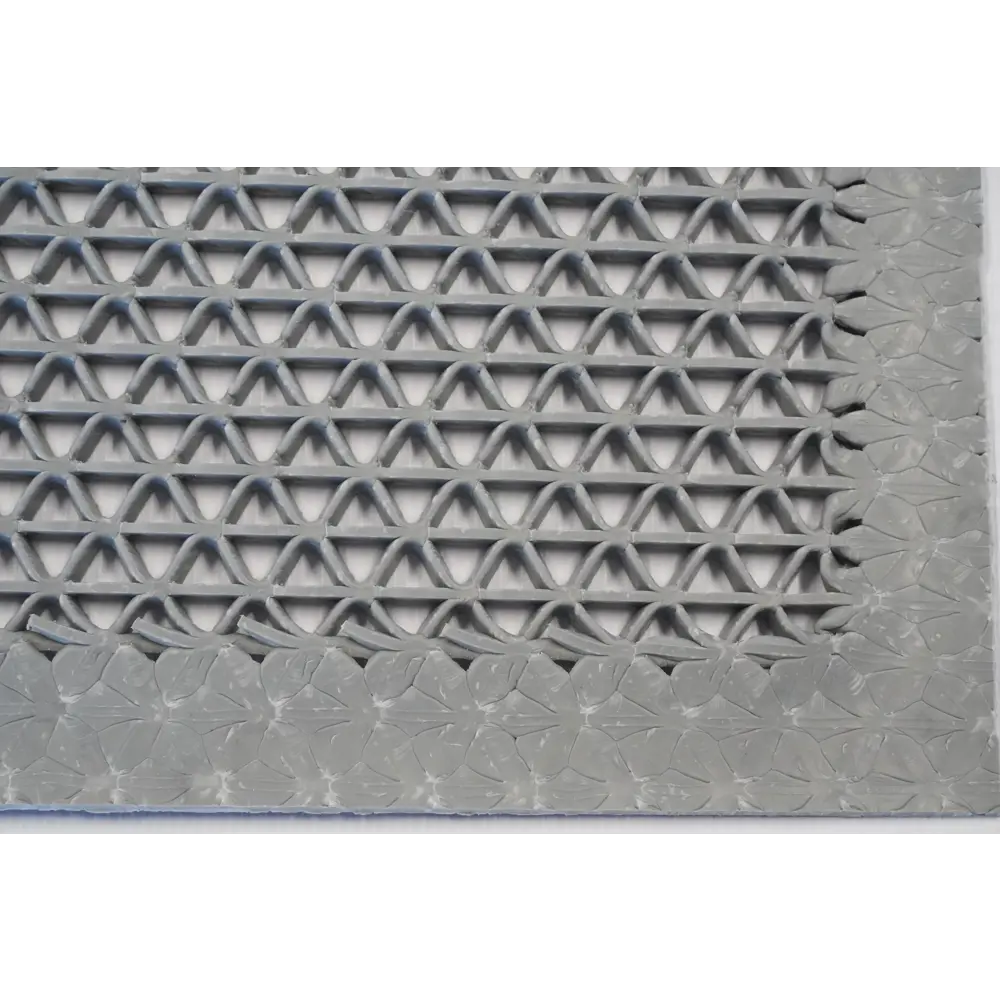 Фото 4 Коврик грязезащитный Зиг-Заг Твист со сквозными ячейками 60x90 см цвет серый Фото 4 Коврик грязезащитный Зиг-Заг Твист со сквозными ячейками 60x90 см цвет серый