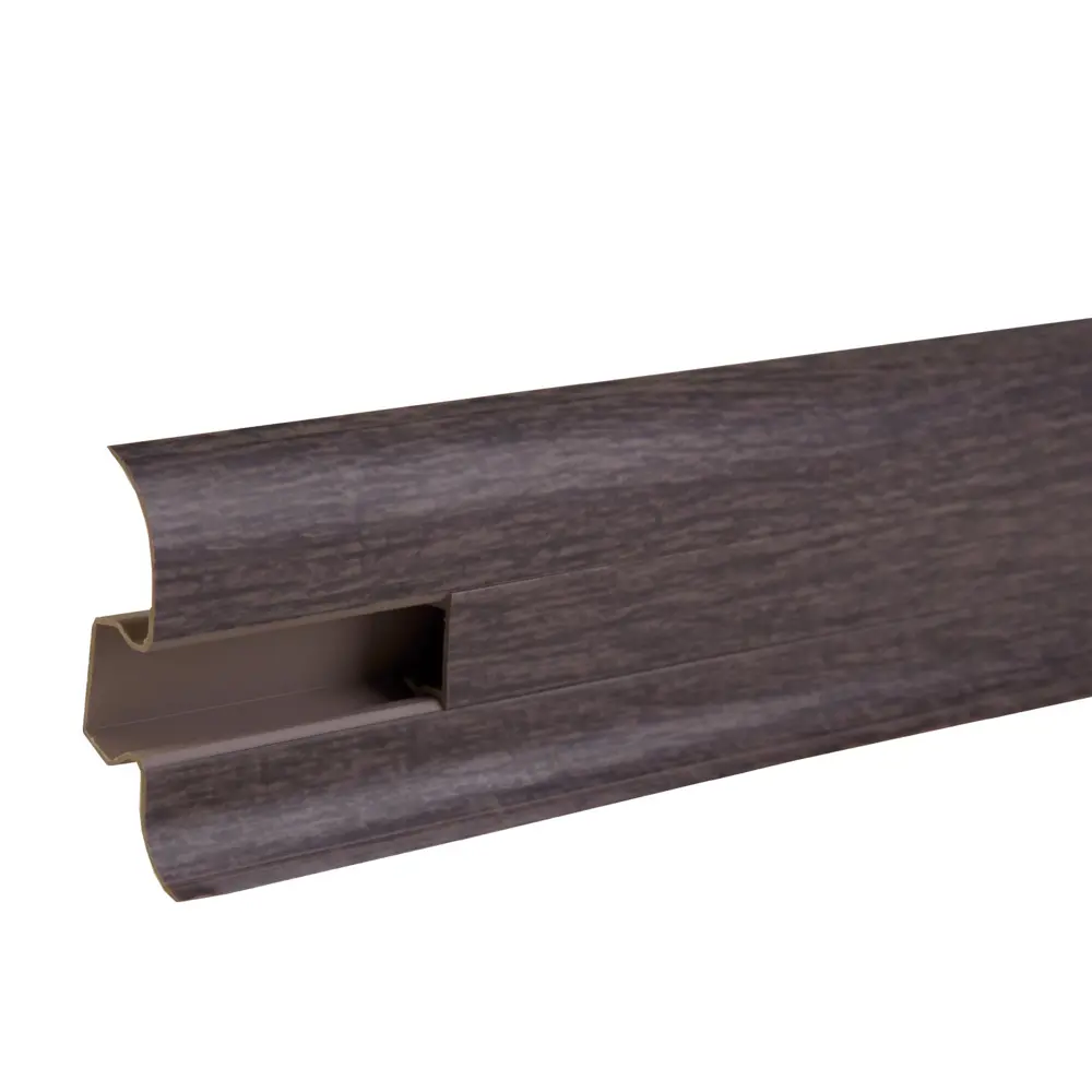 Фото Плинтус напольный Kaiser Греви высота 60 мм длина 2.5 м Фото Плинтус напольный Kaiser Греви высота 60 мм длина 2.5 м