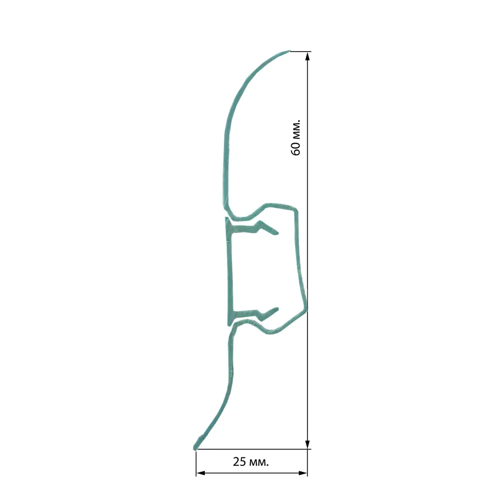 Фото 3 Плинтус напольный Kaiser Элегант высота 60 мм длина 2.5 м Фото 3 Плинтус напольный Kaiser Элегант высота 60 мм длина 2.5 м
