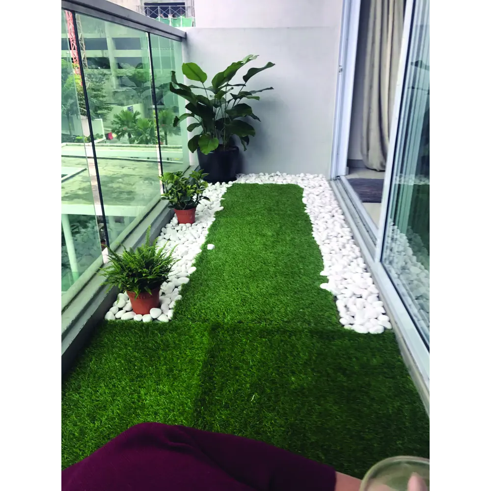 Фото 4 Искусственный газон Prettie grass толщина 20 мм 0.5x4 м (рулон) цвет зеленый Фото 4 Искусственный газон Prettie grass толщина 20 мм 0.5x4 м (рулон) цвет зеленый