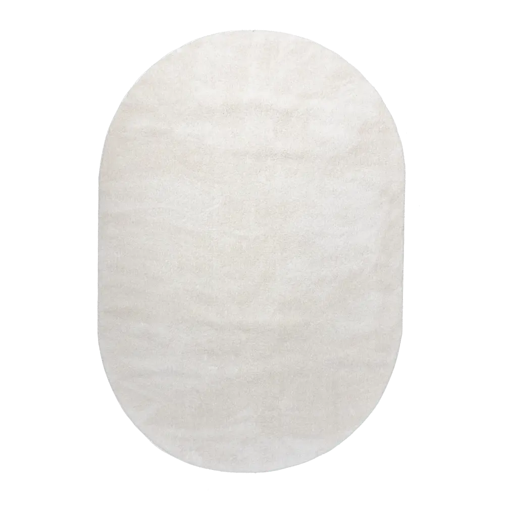 Фото Ковер Белка Софт овал 120x170 см цвет белый Фото Ковер Белка Софт овал 120x170 см цвет белый