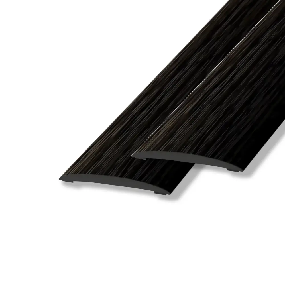 Фото Порог Самоклеящийся для Напольного Покрытия из ПВХ 1600x36 мм Венге Чёрный Фото Порог Самоклеящийся для Напольного Покрытия из ПВХ 1600x36 мм Венге Чёрный