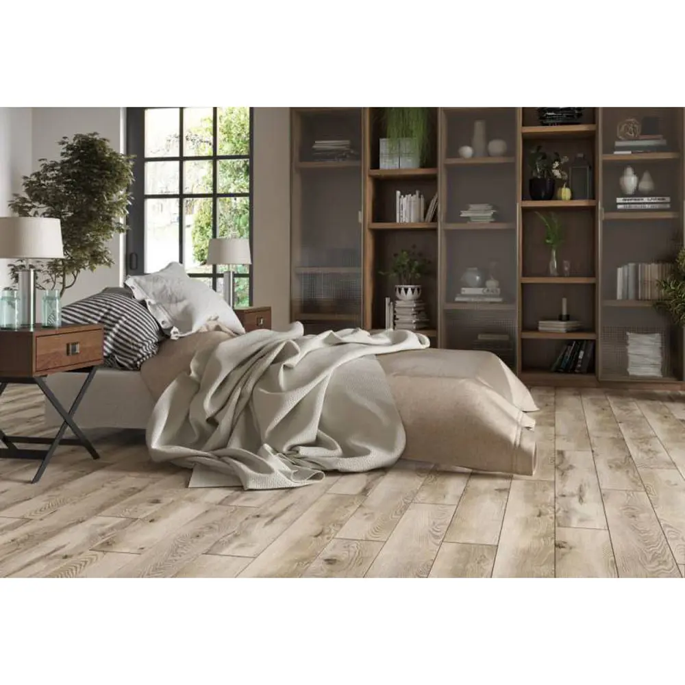 Фото Ламинат Classen Ambience 4V WR Дуб Вольта Коричневый 33 класс толщина 10 мм с фаской 1.62 м², цена за упаковку Фото Ламинат Classen Ambience 4V WR Дуб Вольта Коричневый 33 класс толщина 10 мм с фаской 1.62 м², цена за упаковку
