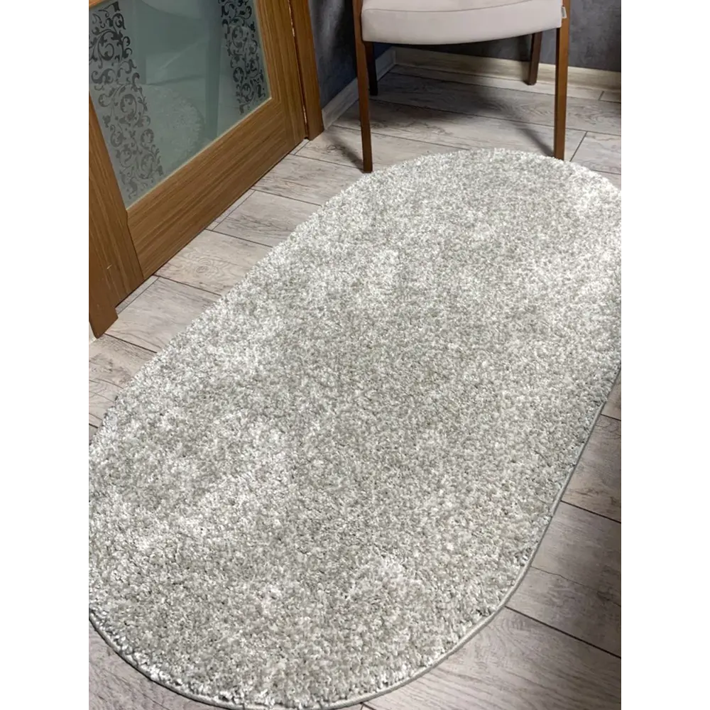 Фото 7 Ковер Витебские Ковры Фризе Шегги sh/o/03 овал 60x100 см полипропилен цвет бежевый