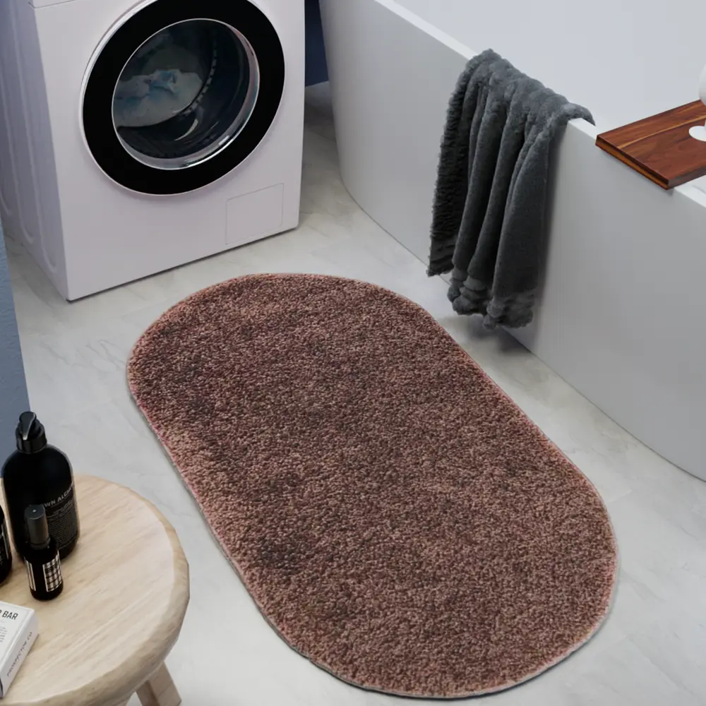 Фото Ковер Витебские Ковры Фризе Шегги sh/o/58 овал 120x170 см полипропилен цвет коричневый Фото Ковер Витебские Ковры Фризе Шегги sh/o/58 овал 120x170 см полипропилен цвет коричневый