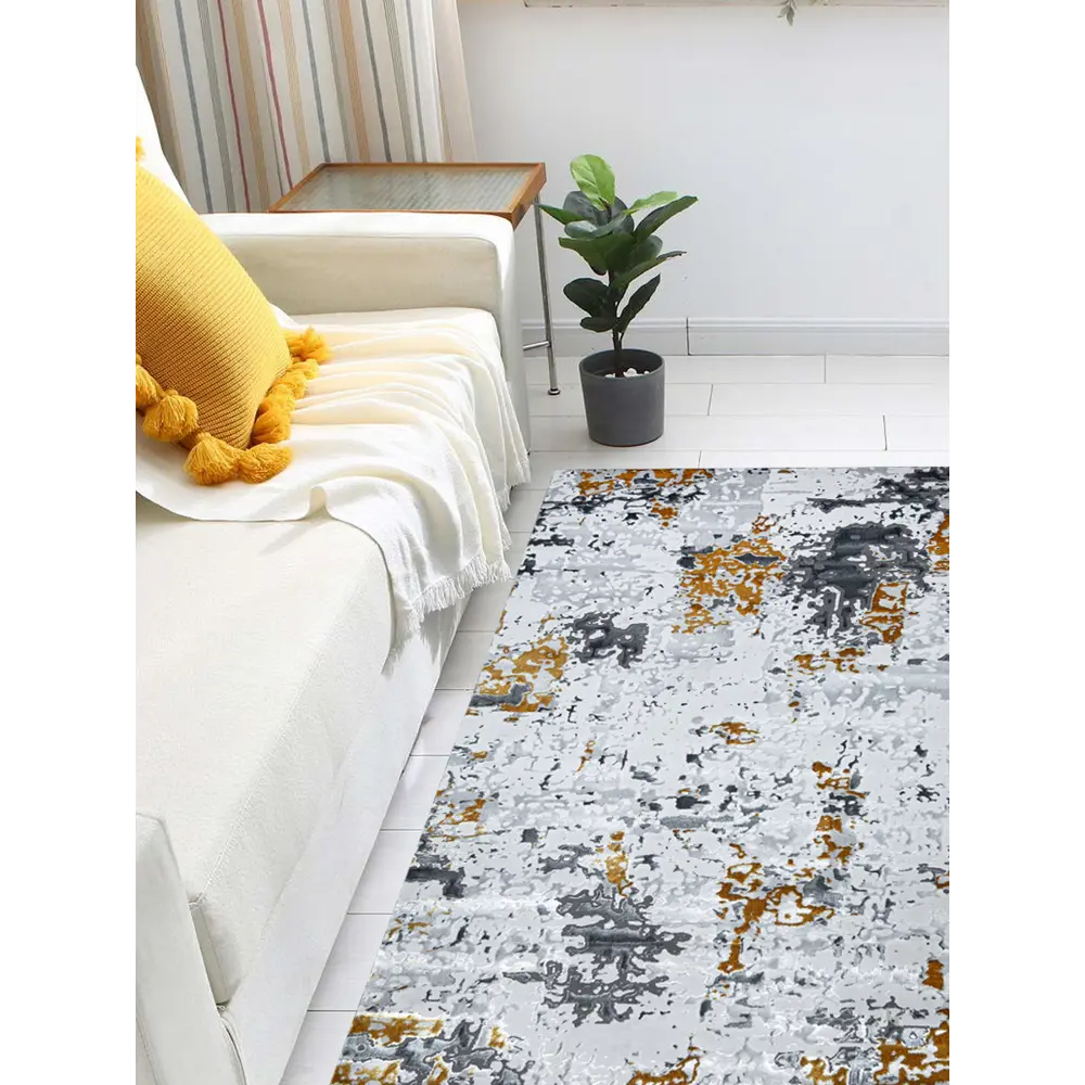 Фото 7 Ковер Mafy BABIL 5754-GY-80x150 80x150 см полиэстер цвет жёлтый Фото 7 Ковер Mafy BABIL 5754-GY-80x150 80x150 см полиэстер цвет жёлтый