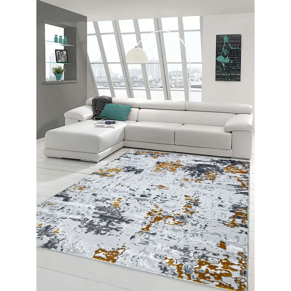 Фото Ковер Mafy BABIL 5754-GY-80x150 80x150 см полиэстер цвет жёлтый Фото Ковер Mafy BABIL 5754-GY-80x150 80x150 см полиэстер цвет жёлтый
