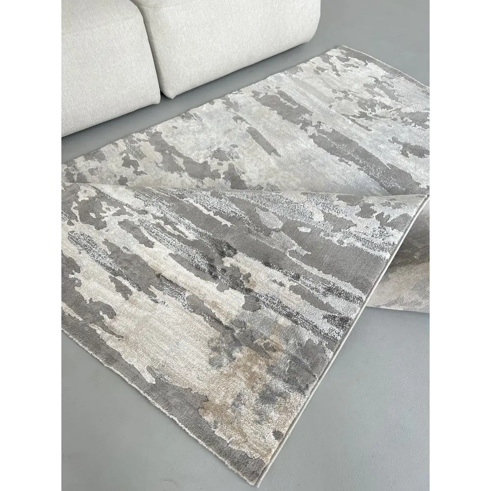 Фото 5 Ковер Laxmi Laxbieg 150x80см полиэстер серо-бежевый Фото 5 Ковер Laxmi Laxbieg 150x80см полиэстер серо-бежевый