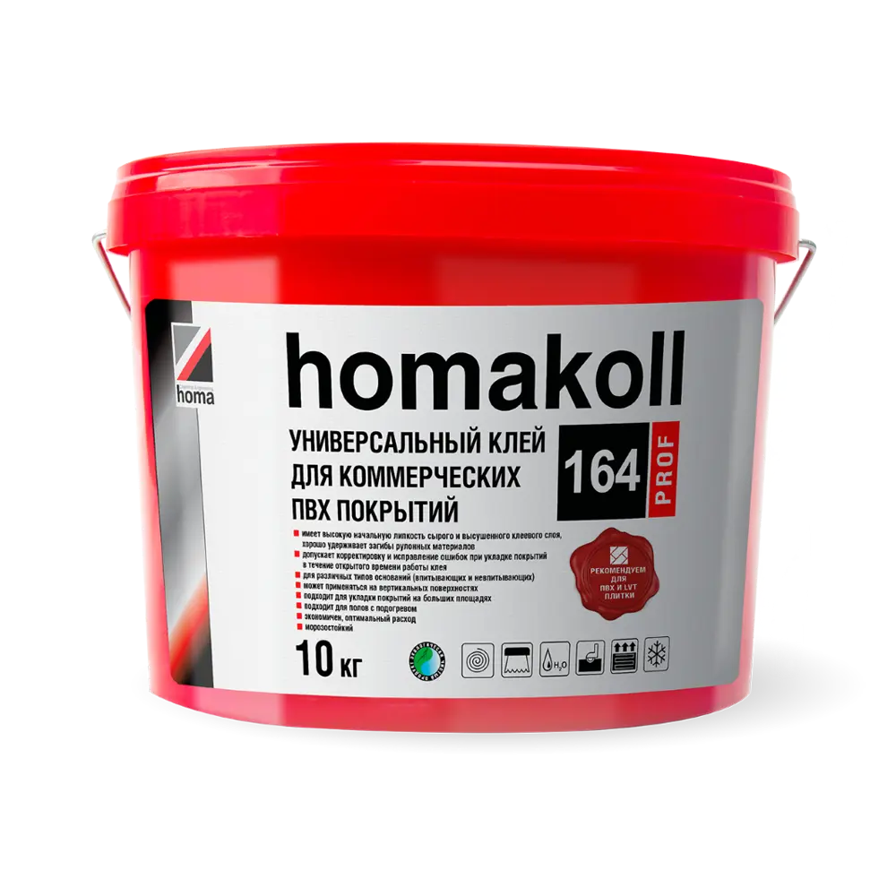 Фото Клей homakoll 164 Prof ведро 1.3 кг Фото Клей homakoll 164 Prof ведро 1.3 кг